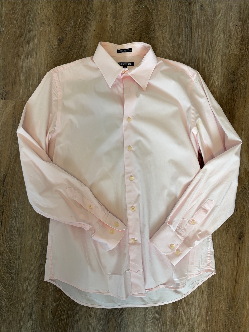 Express Light Pink Men's Dress Shirt